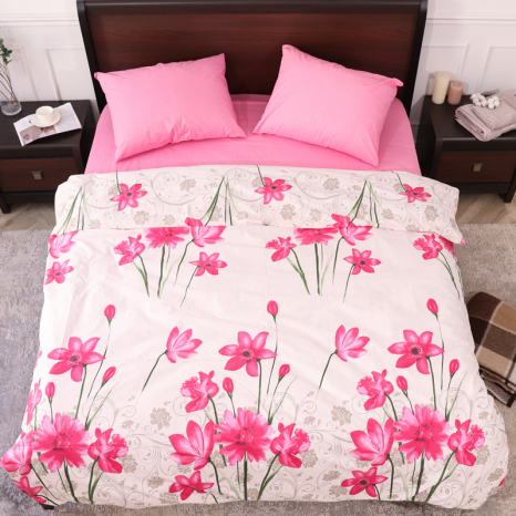 Двоспальний набір постільної білизни 180*220 із Бязі "Gold" №153488AB Черешенка™