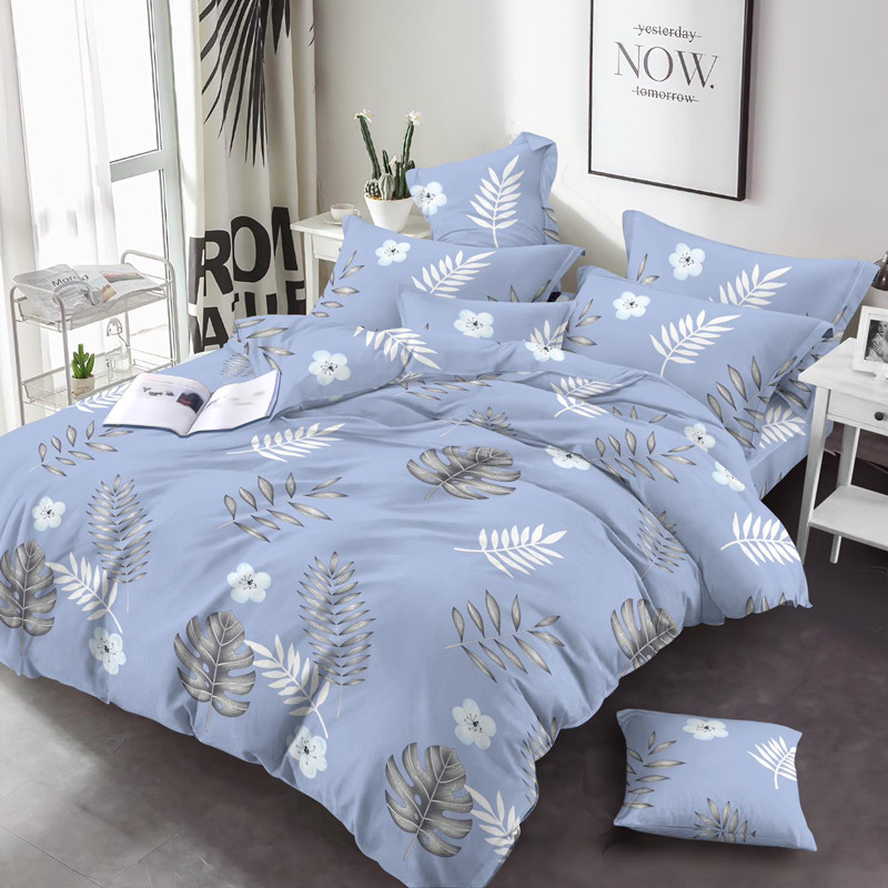 Ткань для постельного белья Бязь "Gold" Lux GL3581blue