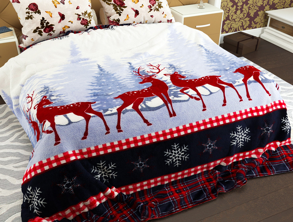 Євро флісовий плед №33831