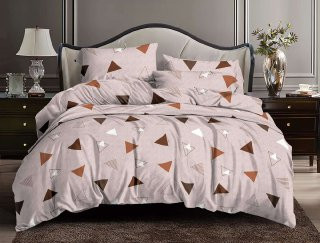 Полуторний набір постільної білизни 150*220 із полікотону №20925 Черешенька™