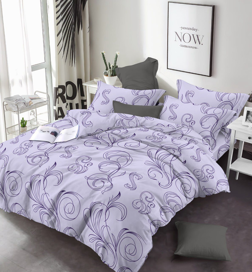 Тканина для постільної білизни Бязь "Gold" Lux GL19540violet