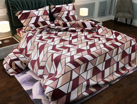 Ткань для постельного белья Бязь "Gold" Lux GL3835R