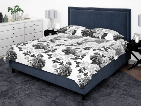 Тканина для постільної білизни Бязь "Gold" Lux GL3706grey