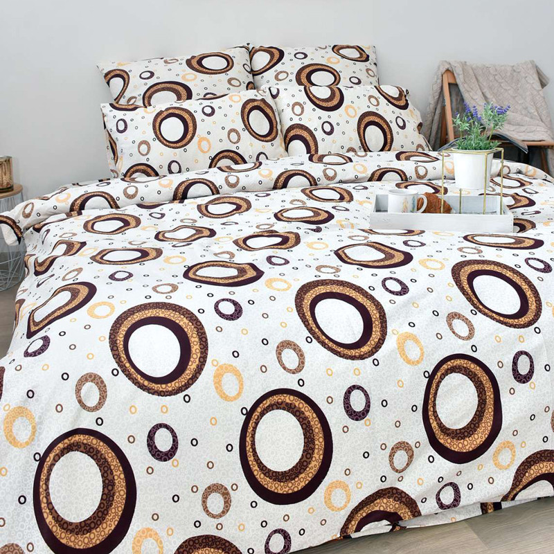 Ткань для постельного белья Бязь "Gold" Lux "Тайный круг" GL4071