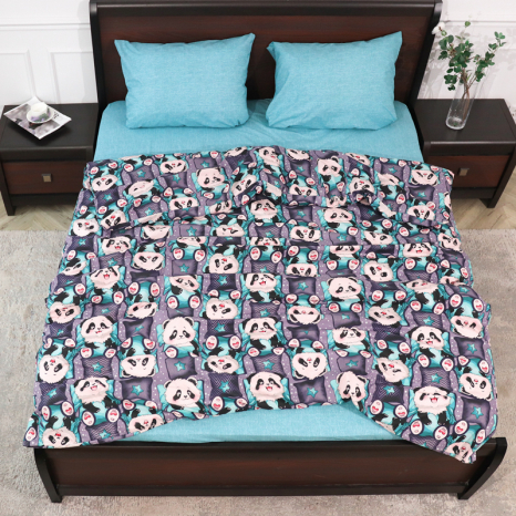 Двоспальний набір постільної білизни 180*220 із Бязі "Gold" №165195AB Черешенка™