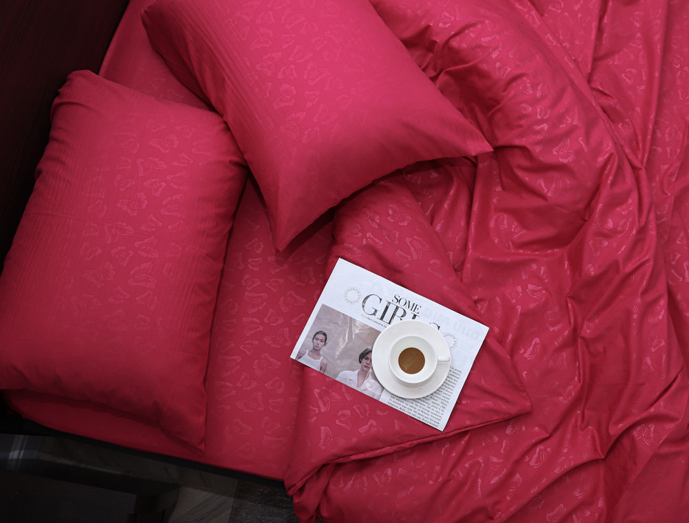 Двоспальний набір постільної білизни 180*220 із мікрофібри №201945 Черешенка™