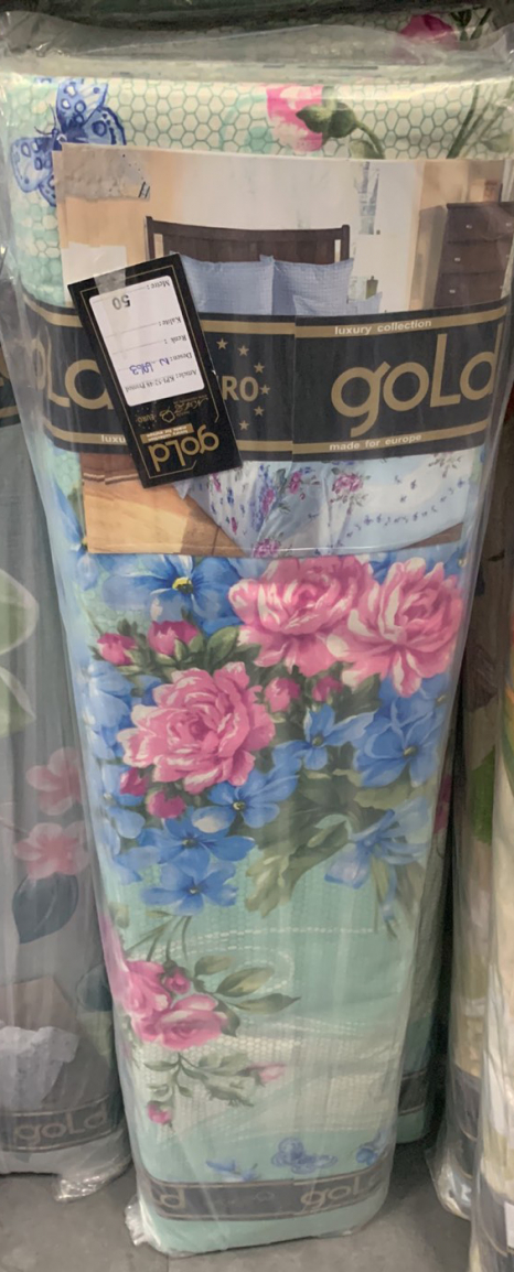 Ткань для постельного белья Бязь "Gold" Lux GL6963blue