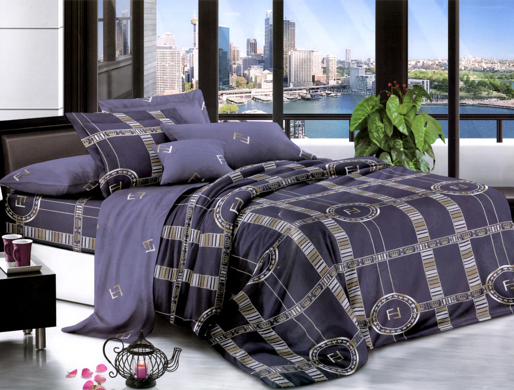 Євро-максі набір постільної білизни 200*220 із Ранфорсу №182892 Черешенка™