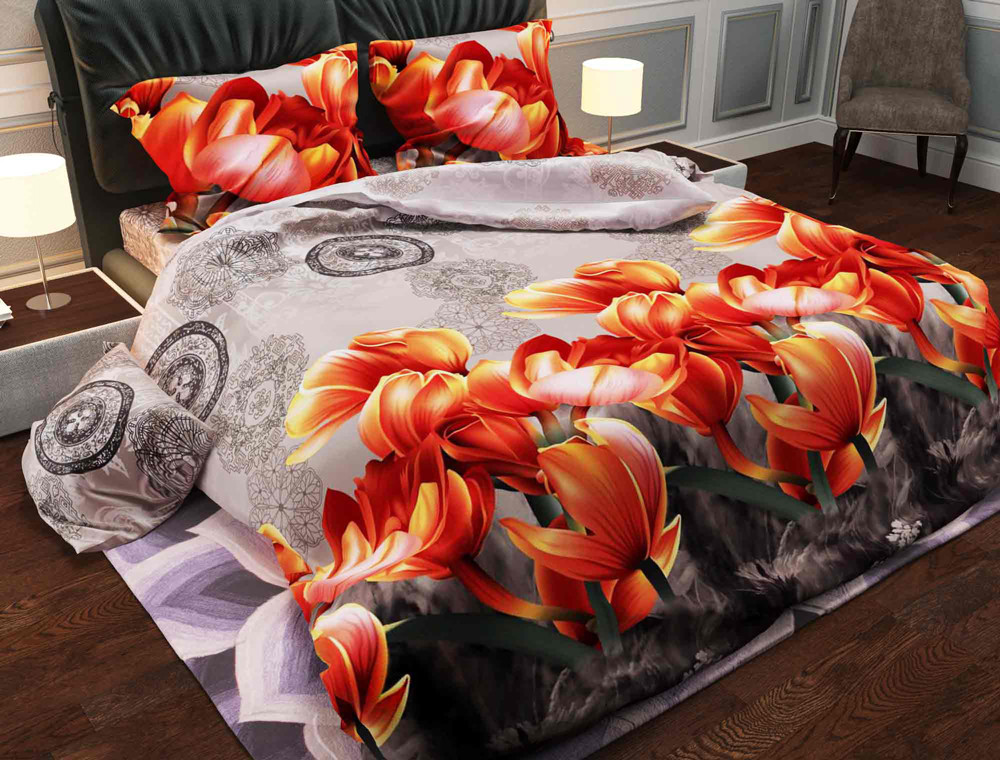 Тканина для постільної білизни Бязь "Gold" Lux GL624