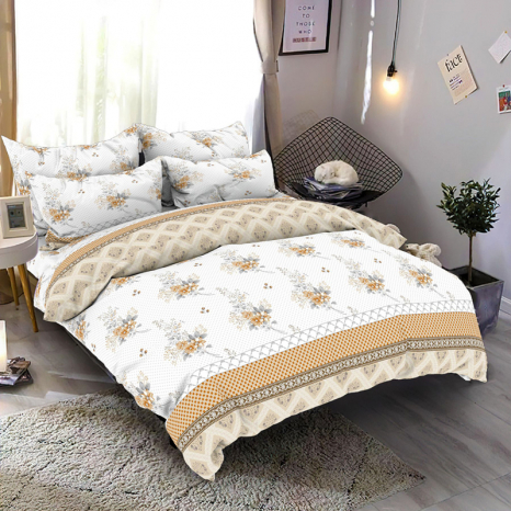 Тканина для постільної білизни Бязь "Gold" Lux GL7896beige