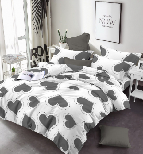 Ткань для постельного белья Бязь "Gold" Lux GL17220grey