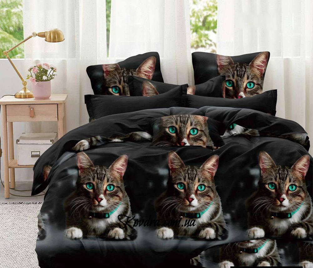 Сімейний набір постільної білизни 240*220 із полікотону №204456 Черешенька™