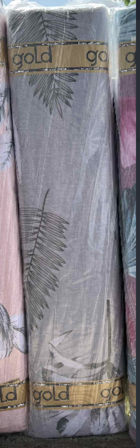 Ткань для постельного белья Бязь "Gold" Lux GL010gray