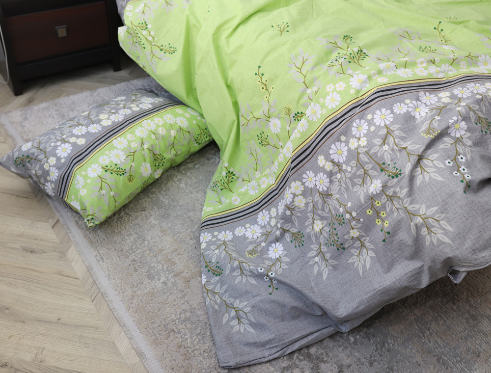 Євро-максі набір постільної білизни 200*220 із Бязі "Gold" №151481 Черешенка™