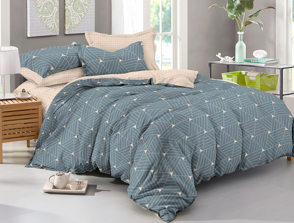 Евро макси набор постельного белья 200*220 из Сатина №44165AB Черешенка™