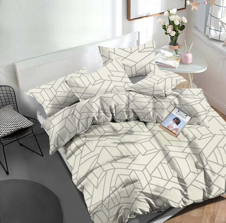 Тканина для постільної білизни Бязь "Gold" Lux GL50689beige