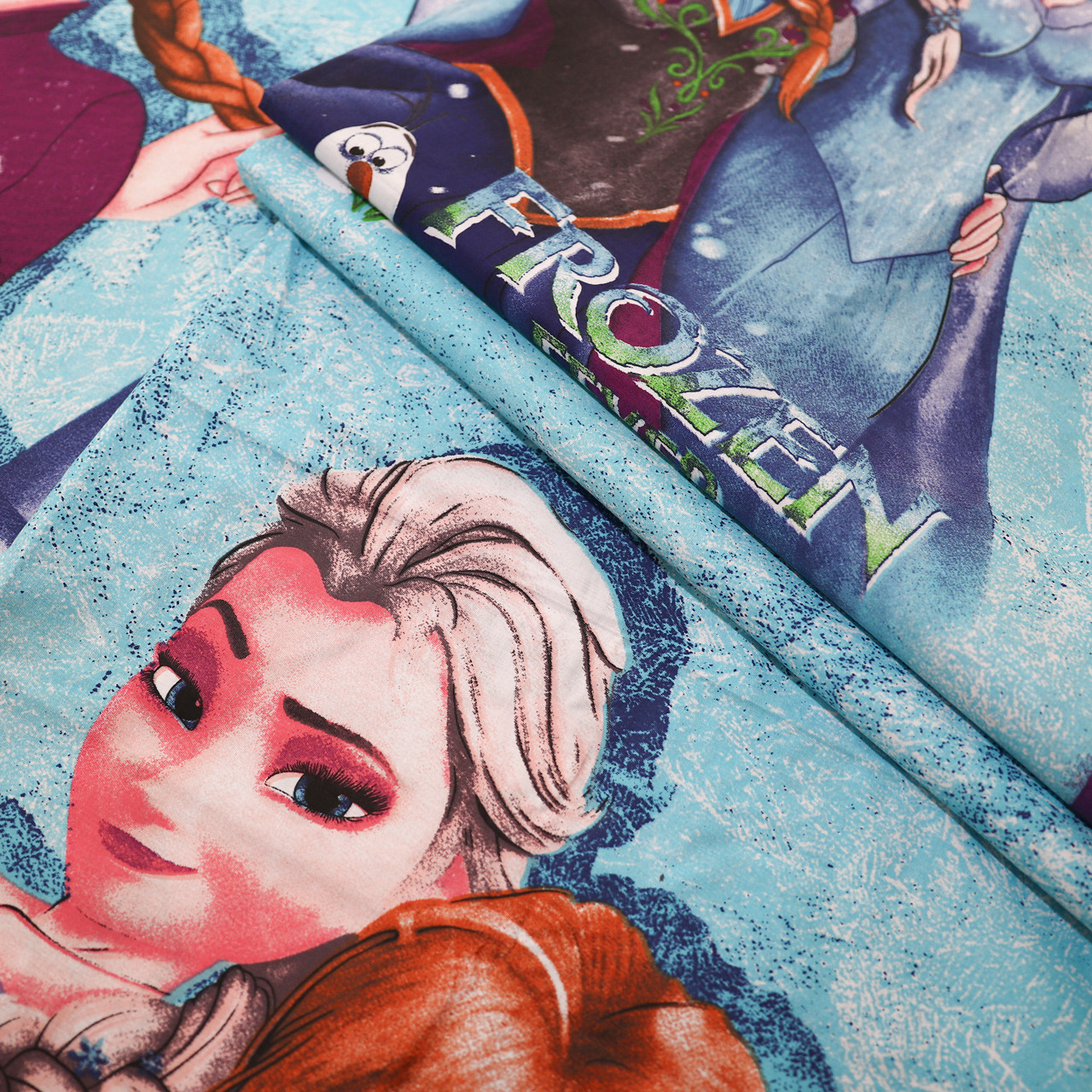 Ткань для постельного белья Бязь "Gold" Lux детская "Замороженная лихорадка" GLB4516