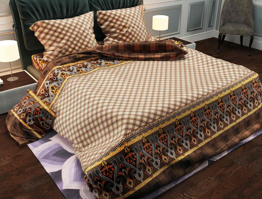 Ткань для постельного белья Бязь "Gold" Lux GL604