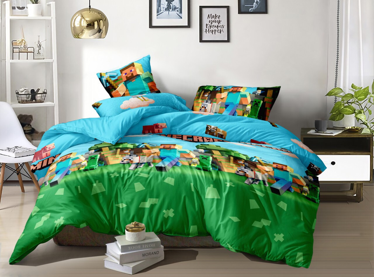 Полуторний набір постільної білизни 150*220 із Ранфорсу №1710462 Черешенка™