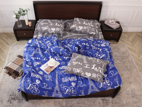 Евро макси набор постельного белья 200*220 из Бязи "Gold" №151997AB Черешенка™