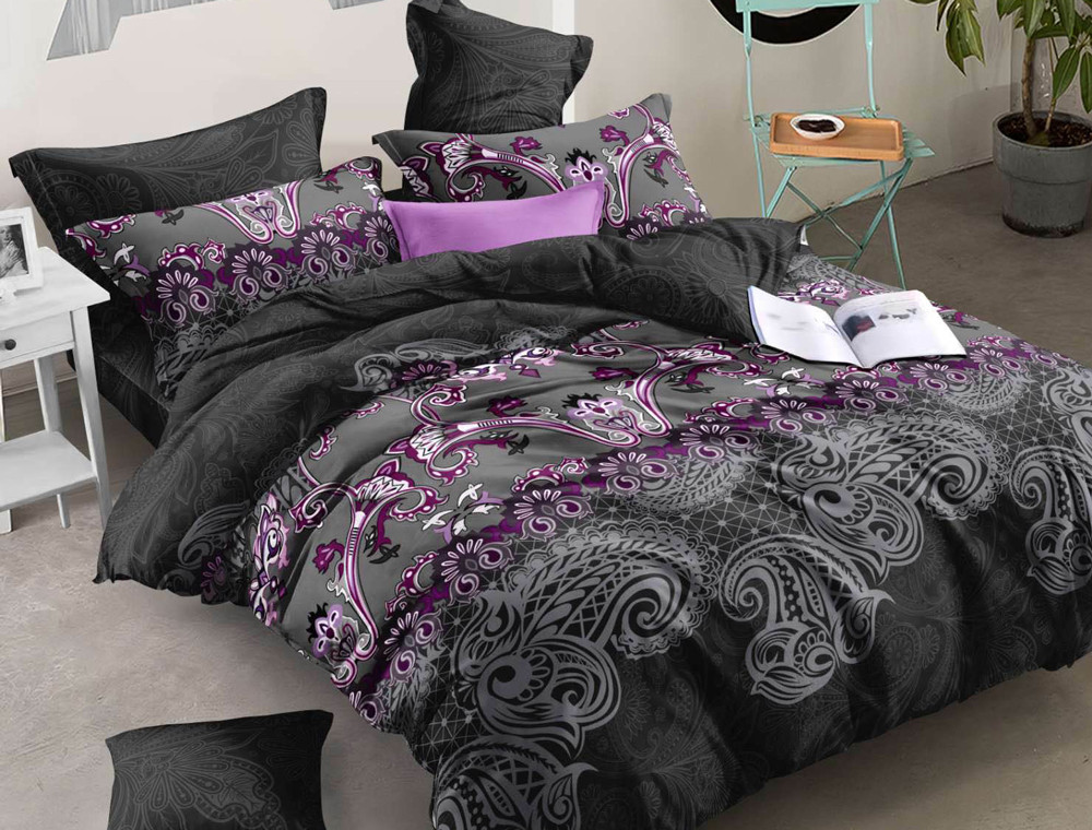 Двоспальний набір постільної білизни 180*220 із Ранфорсу №183121 Черешенка™