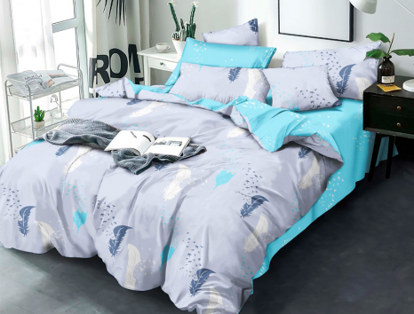 Семейный набор хлопкового постельного белья из Бязи "Gold" №157421AB Черешенка™