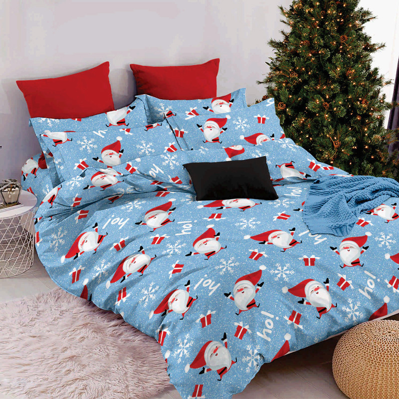 Тканина для постільної білизни Бязь "Gold" Lux GL1019blue