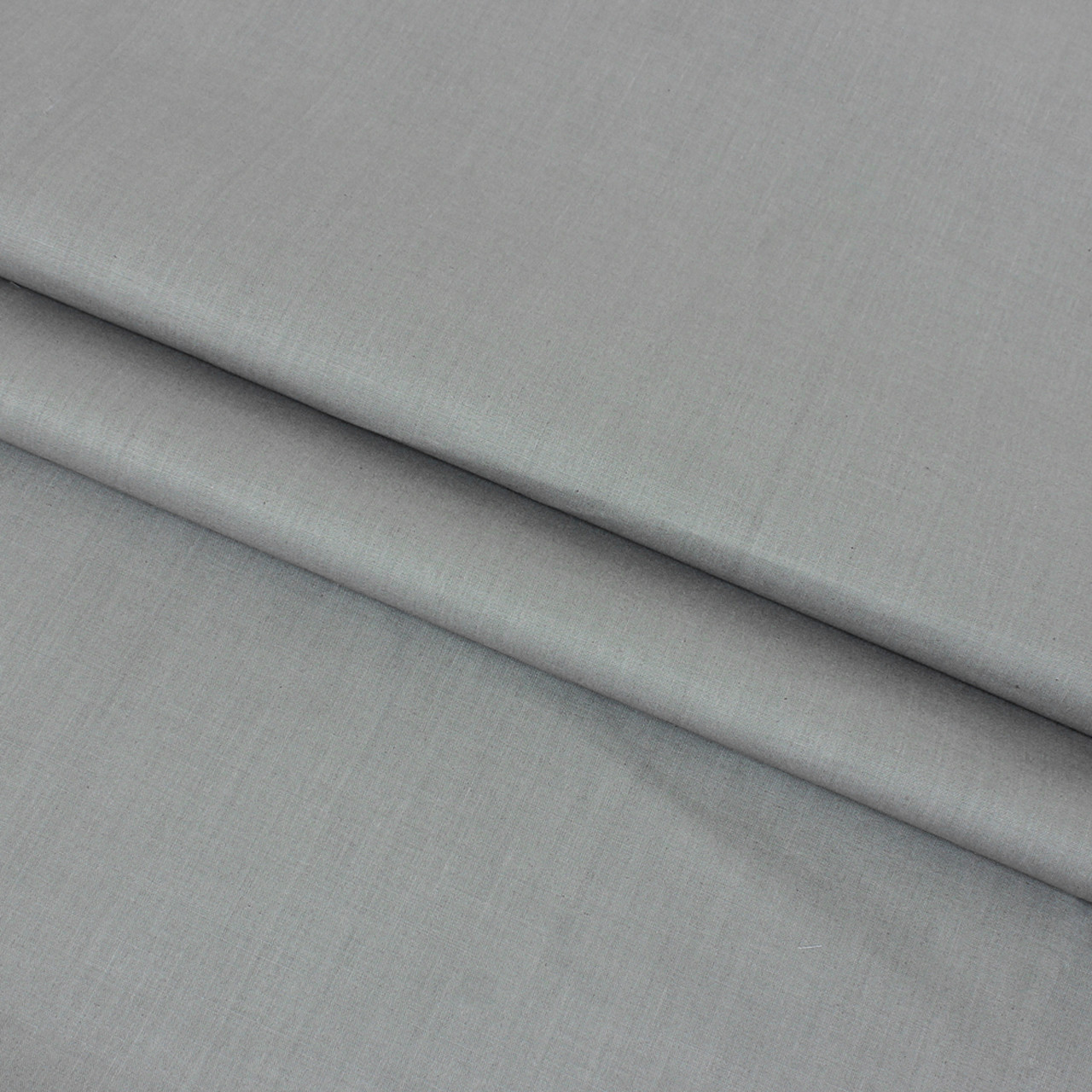 Тканина для постільної білизни Бязь "Gold" Lux однотонна GLgrayG (50м)