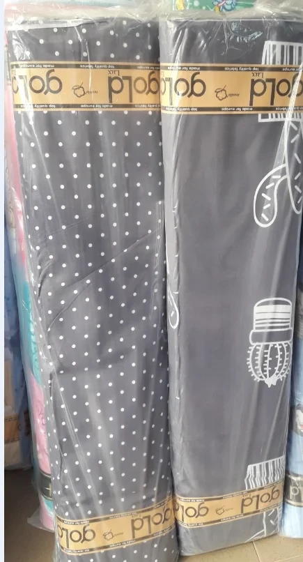 Тканина для постільної білизни Бязь "Gold" Lux "Незвичайний креатив" GL1342 (A+B) - (50м+50м)