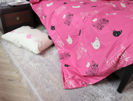 Двоспальний набір постільної білизни 180*220 із Бязі "Gold" №151466AB Черешенка™