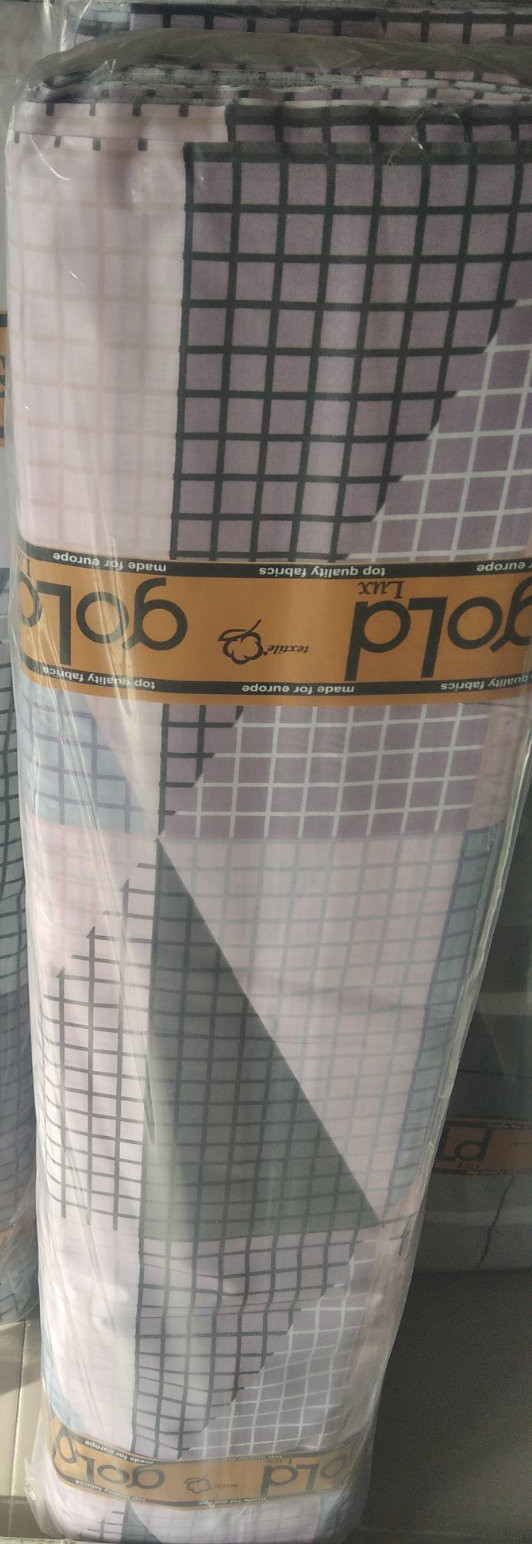 Ткань для постельного белья Бязь "Gold" Lux GL3598pink