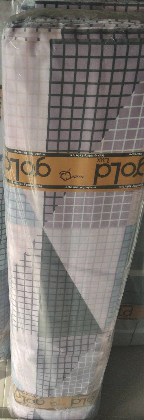 Ткань для постельного белья Бязь "Gold" Lux GL3598pink