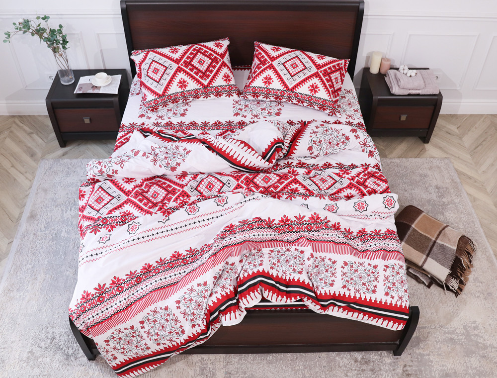 Полуторный набор постельного белья 150*220 из Бязи "Gold" №152320 Черешенка™