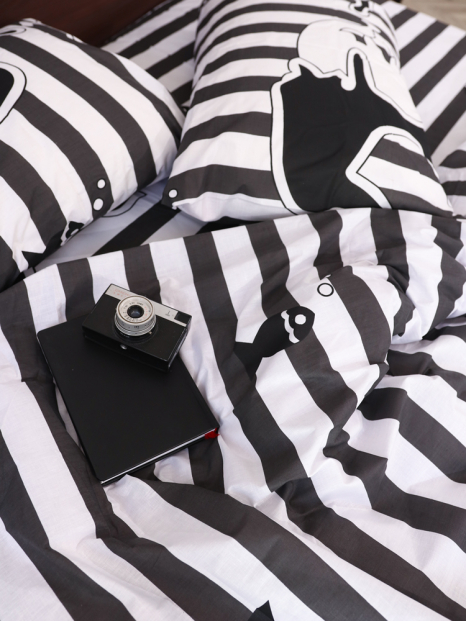 Семейный набор хлопкового постельного белья из Бязи "Gold" №151562 Черешенка™