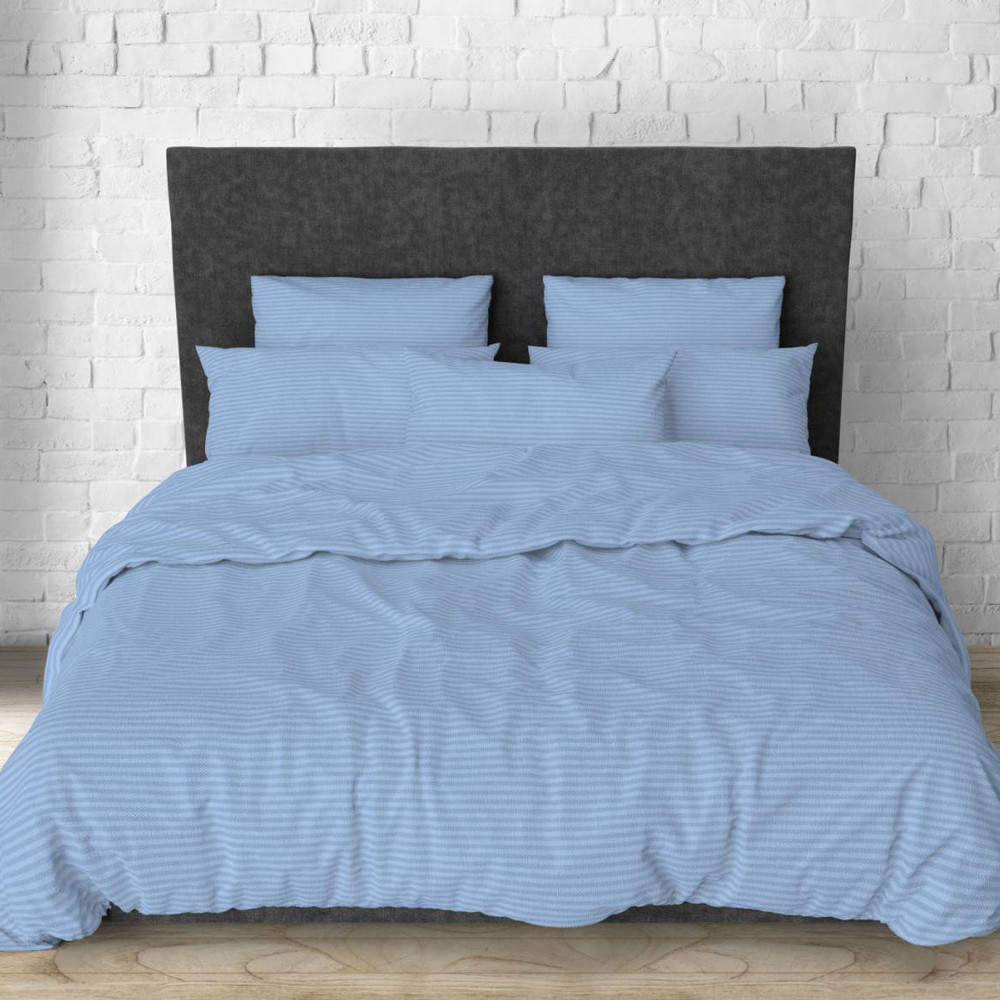 Полуторний набір однотонної постільної білизни 150*220 із Бязі "Gold" №5110062 Черешенька™