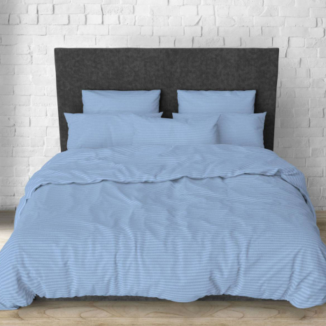 Полуторний набір однотонної постільної білизни 150*220 із Бязі "Gold" №5110062 Черешенька™