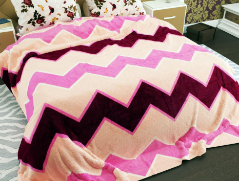 Двоспальний флісовий плед №33349