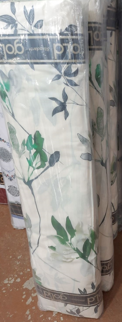 Тканина для постільної білизни Бязь "Gold" Lux GL7812green