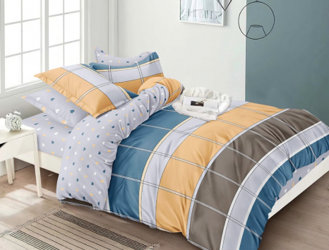 Евро макси набор постельного белья 200*220 из Сатина №44241AB Черешенка™