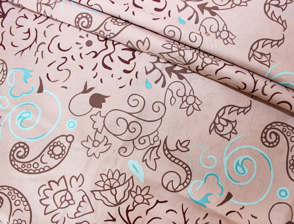 Тканина для постільної білизни Бязь "Gold" Lux GL847