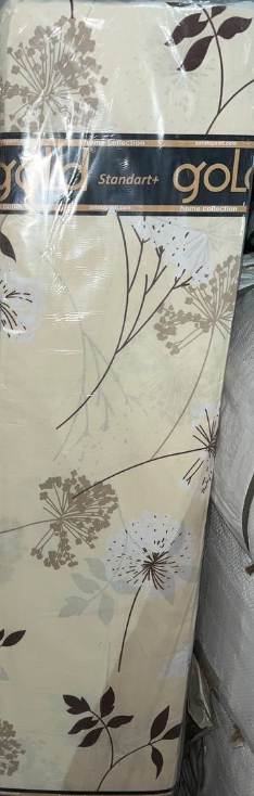 Тканина для постільної білизни Бязь "Gold" Lux GL1735beige