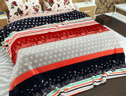 Двоспальний флісовий плед №33409