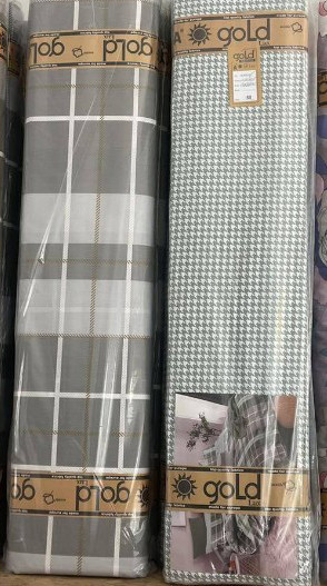 Тканина для постільної білизни Бязь "Gold" Lux GL1980green (A+B) - (50м+50м)