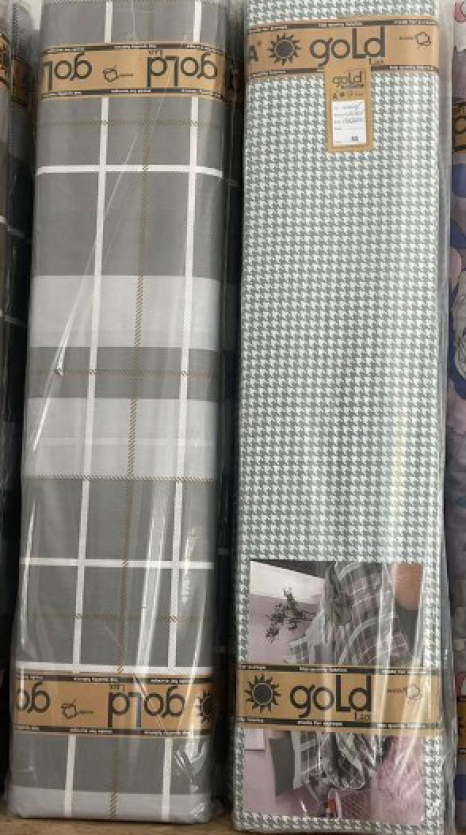 Тканина для постільної білизни Бязь "Gold" Lux GL1980green (A+B) - (50м+50м)