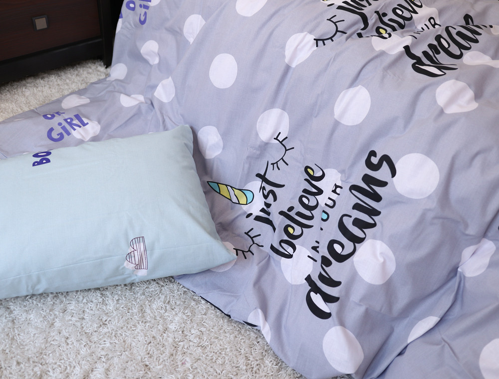 Сімейний набір постільної білизни із Бязі "Gold" №154079AB Черешенка™