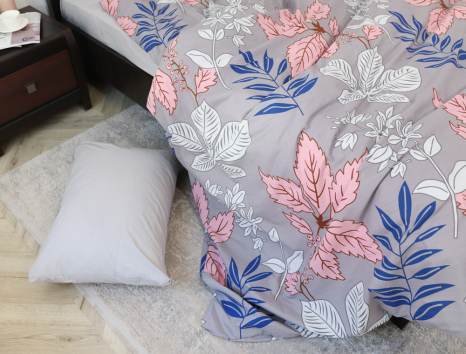 Полуторний набір постільної білизни 150*220 із Бязі "Gold" №151546AB Черешенка™