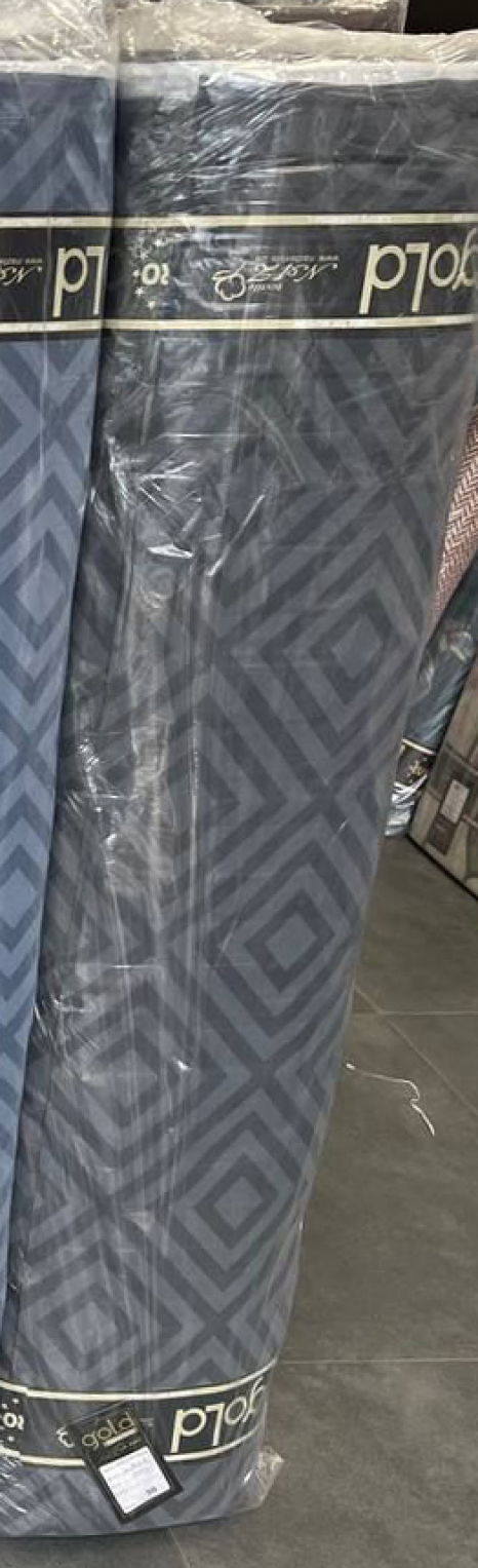 Тканина для постільної білизни Бязь "Gold" Lux ромби GL8118-grey (50м)