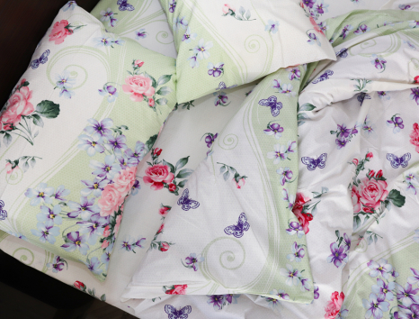 Євро-максі набір постільної білизни 200*220 із Бязі "Gold" №156963 Черешенка™