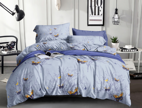 Сімейний набір постільної білизни із Сатину №1773AB Черешенка™
