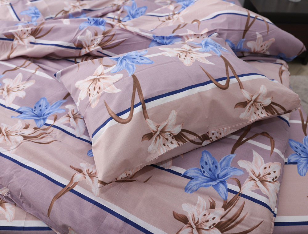 Двоспальний набір постільної білизни 180*220 із Бязі "Gold" №157134 Черешенка™